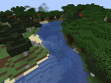 Как сделать реку в Minecraft